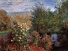 Garten von Montgeron by Claude Monet Canvas Print